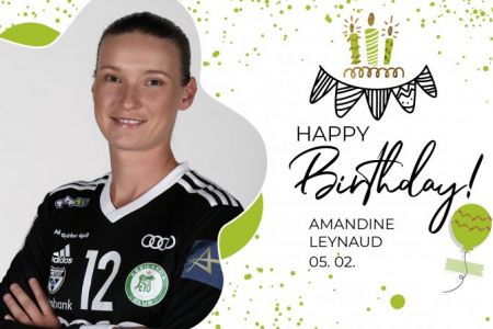 Boldog születésnapot kívánunk, Amandine Leynaud!