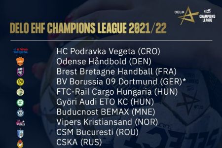 EHF presented the list of CL participants