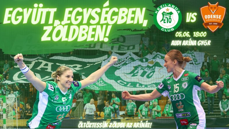Együtt, Egységben ZÖLDBEN! – öltöztessük zöldbe az Audi Aréna Győrt!